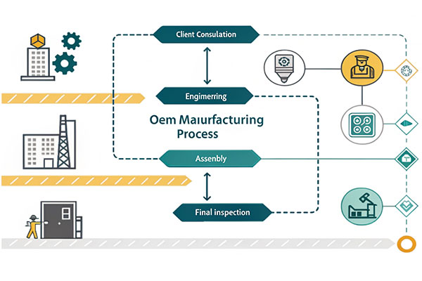 Engineers discussing a 3D model of a new product